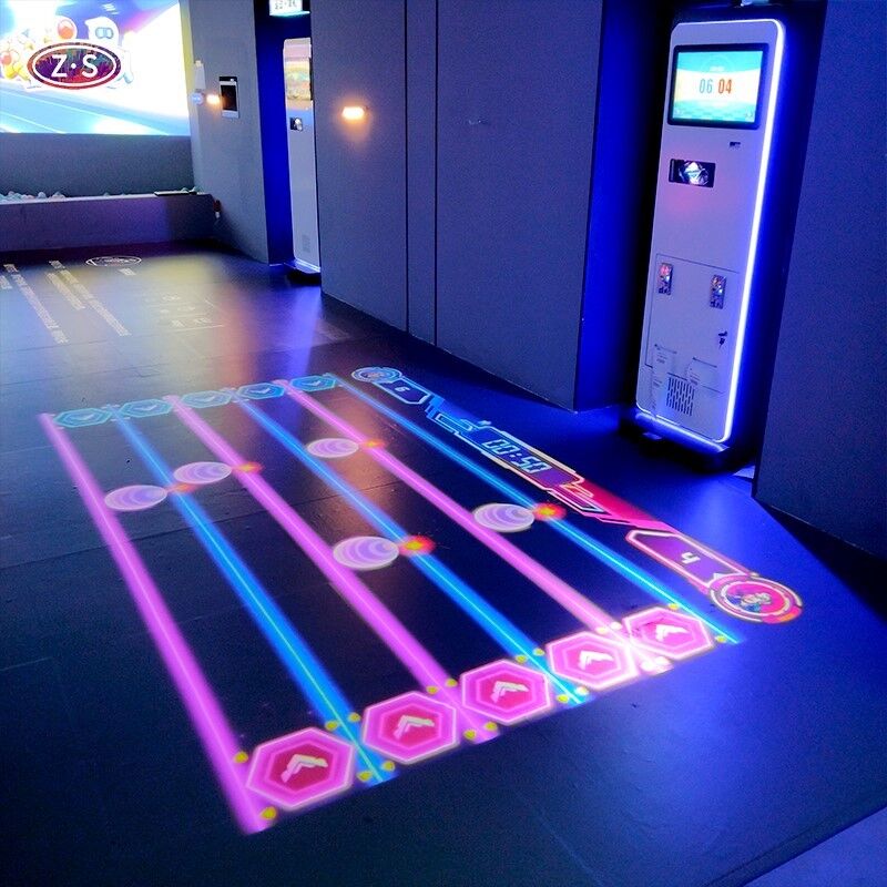 Interactive Training Floor Compact Motion Sensing Floor Games Solution System