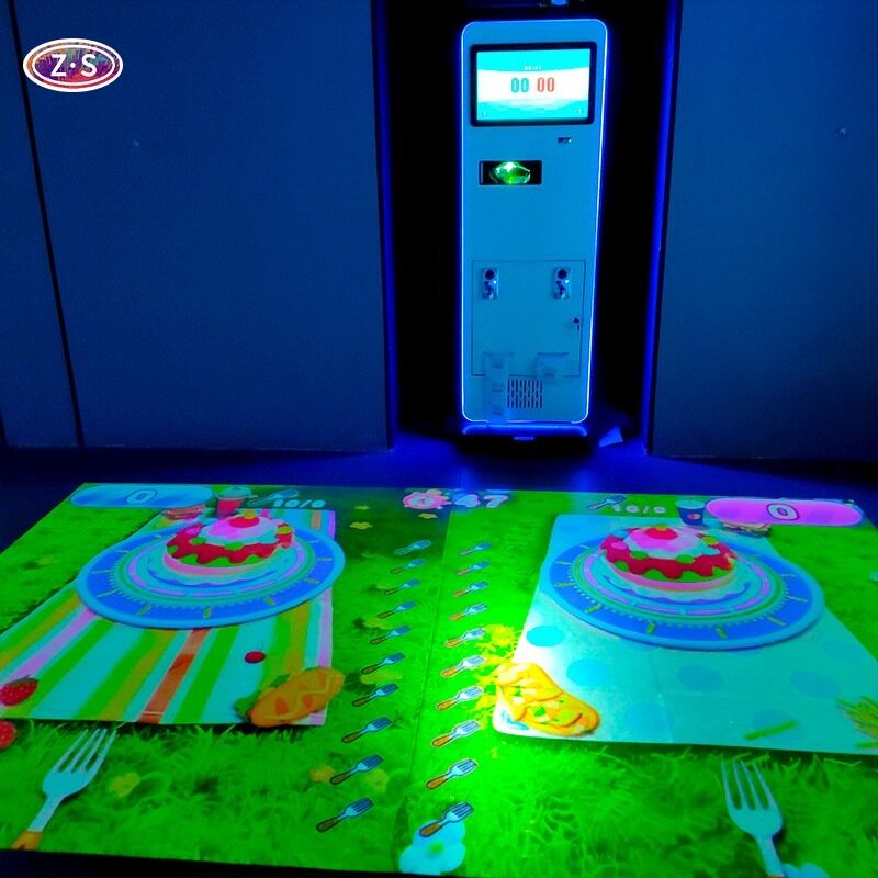 Immersive Projection Playground Compact Motion Sensing Floor Games Solution for Venues