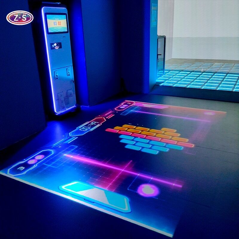 Indoor Interactive Play System Motion Sensing Floor Games Solution for Centers