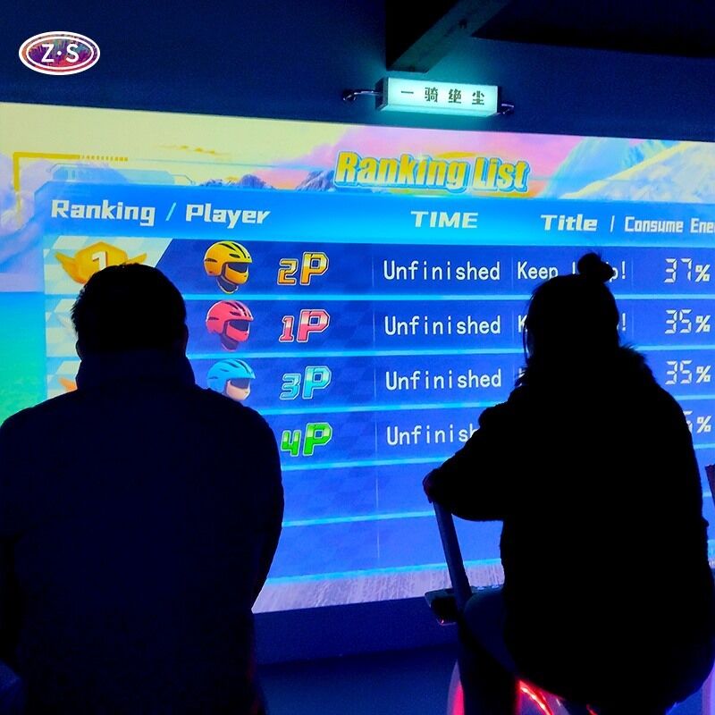 Realistic Indoor Cycling Competition Platform AR Bike Race Immersive Experience