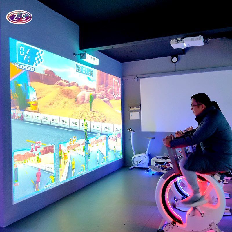 Operator Ready Fitness Gaming Solution  immersive Indoor AR Bike Race Platform