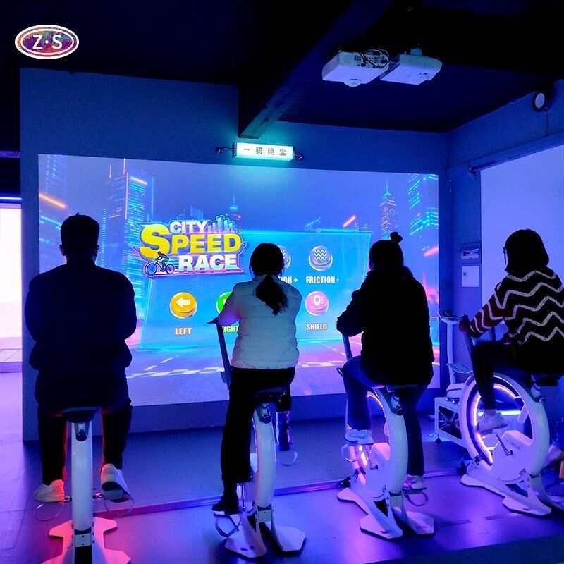 カーディオトレーニング機器 AR インタラクティブなスピンバイク 浸透的なトレーニングシステム