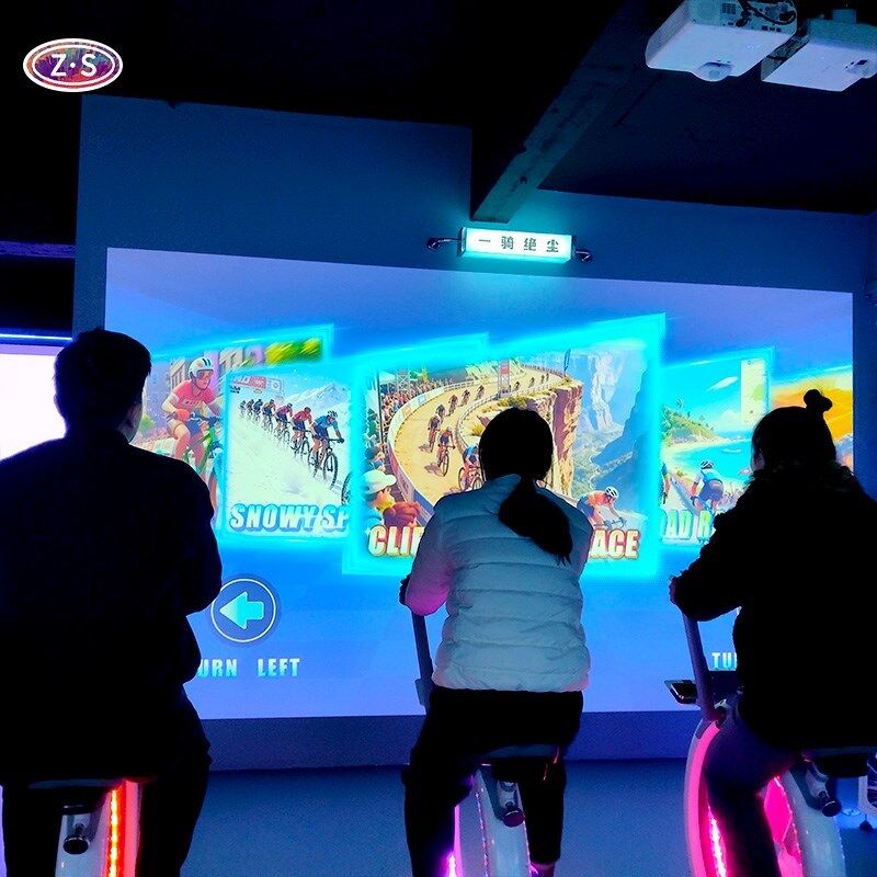 Operator Ready Fitness Gaming Solution  immersive Indoor AR Bike Race Platform