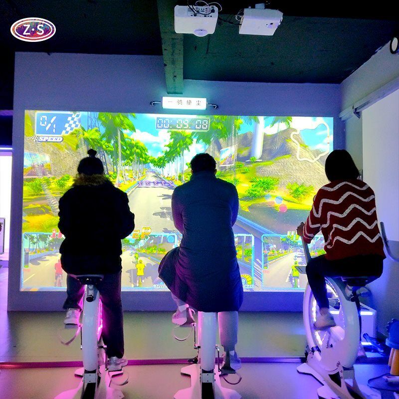 浸透型フィットネス機器 AR インタラクティブなスピンバイク スマート室内サイクリング