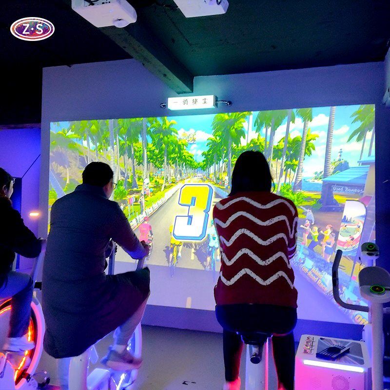 High Retention Indoor Cycling Equipment Indoor AR Bike Race Gameplay Multiplayer