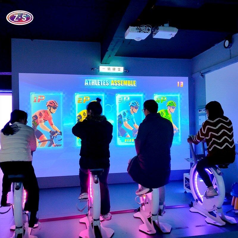 Immersive Smart Indoor Cycling Equipment Solution Indoor AR Bike Race System