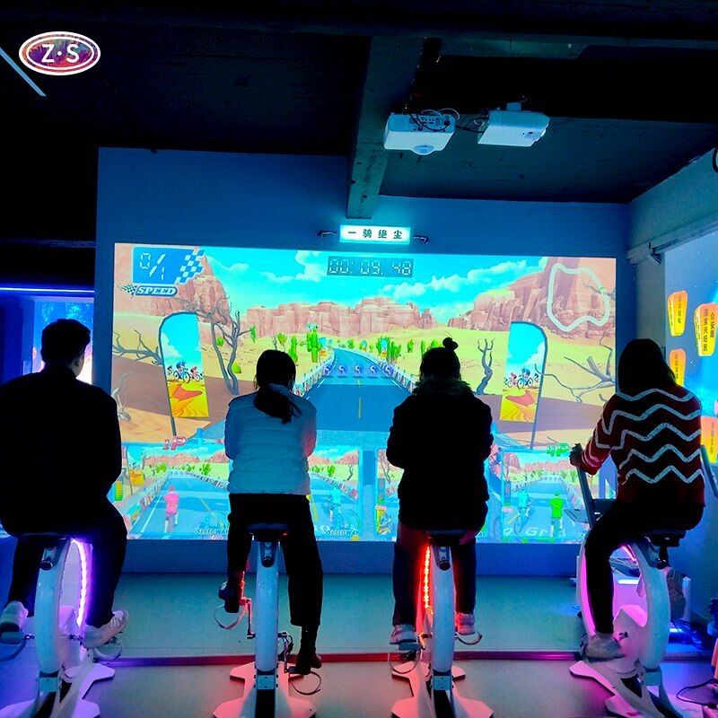 Equipamento de fitness em casa inteligente AR Interativo Spin Bike exercício de ciclismo imersivo