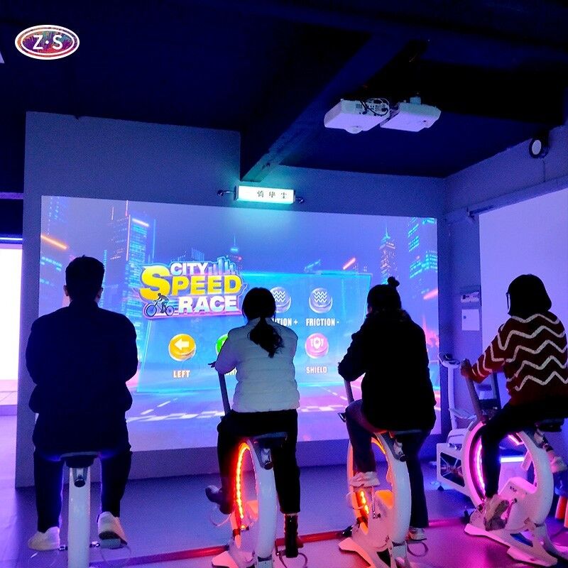 हाई डेफिनिशन जिम ट्रेनर एआर इंटरैक्टिव स्पिन बाइक स्मार्ट साइकिल कसरत