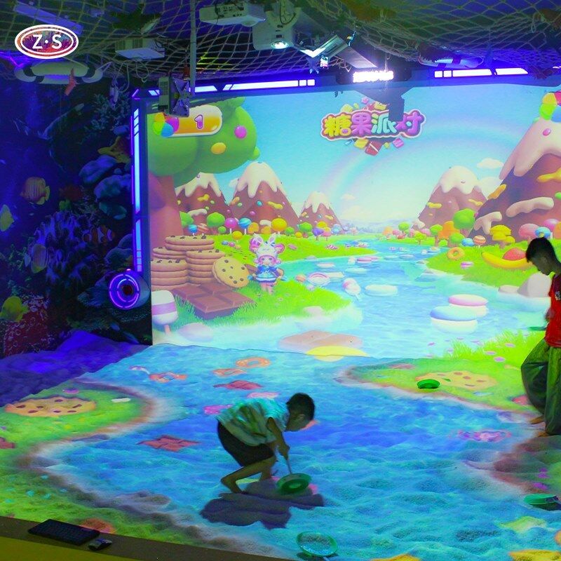 Smart Interactive Playground Interactive Sand Projection Game for Family Centers