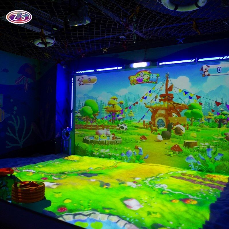Interactive Ocean Knowledge Experience Interactive Sand Projection Game for Kids