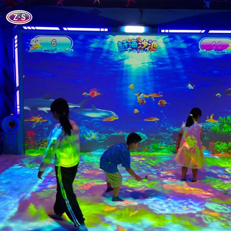 Interactive Beach Simulation Interactive Sand Projection Game for Indoor Playgrounds