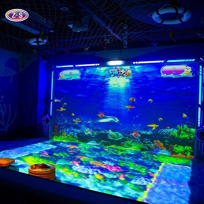 Immersive Experience Interactive Sand Projection Game for Science Museums