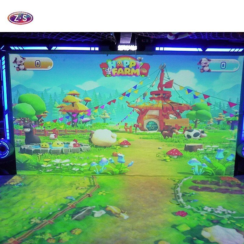 Multi Theme Educational System Interactive Sand Projection Game for Children Parks