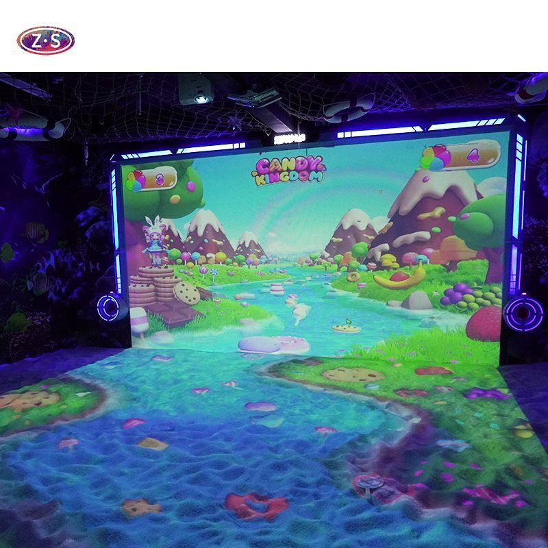 Immersive Experience Interactive Sand Projection Game for Tourism Experience Center