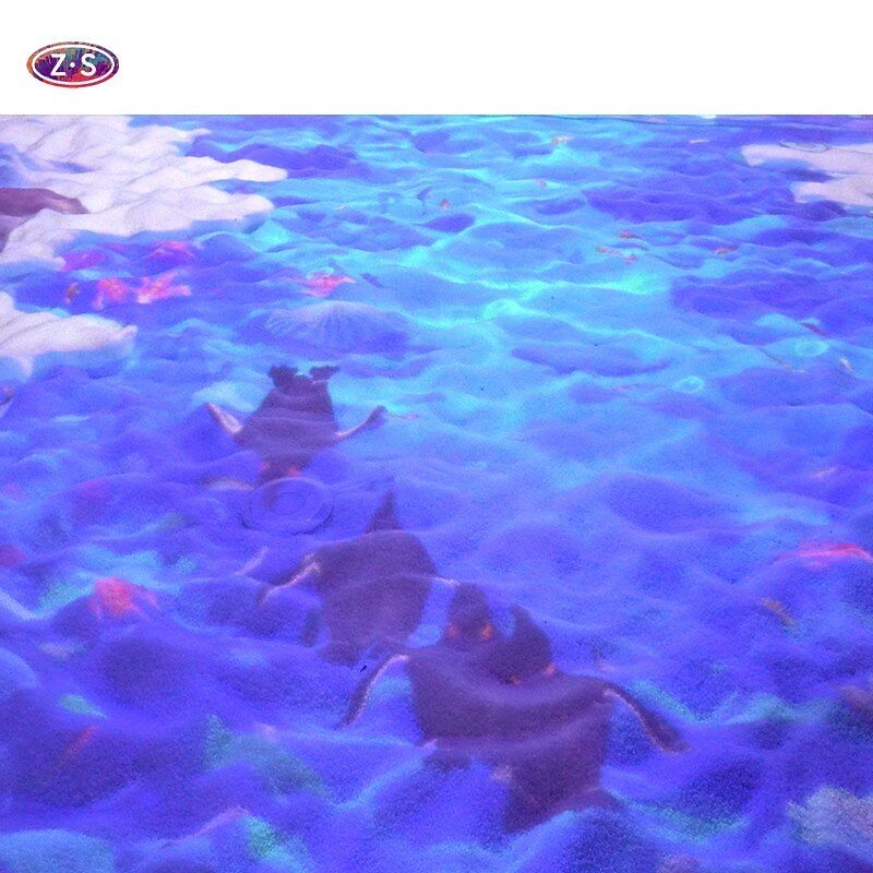 Digital Sand Pool Attraction Interactive Sand Projection Game for Indoor Parks