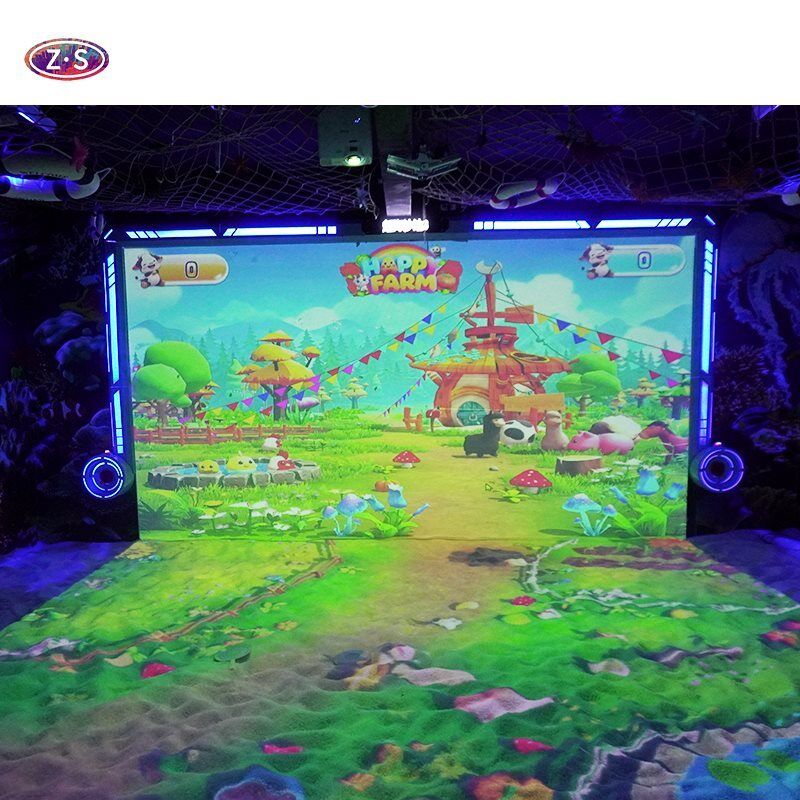 Edutainment Technology Platform Interactive Sand Projection Game for Activity Zones