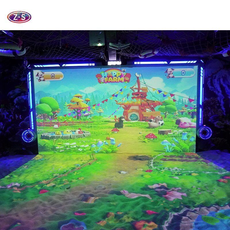 Immersive Beach Experience Interactive Sand Projection for Mixed-Use Development