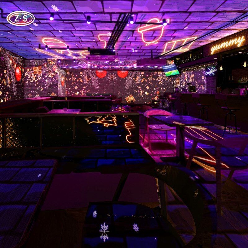 Wall And Floor Combined Seamless Technology Immersive Interactive Projection System