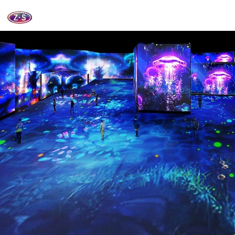 Multi Channel Seamless Projection Fusion Immersive Interactive Projection Solution
