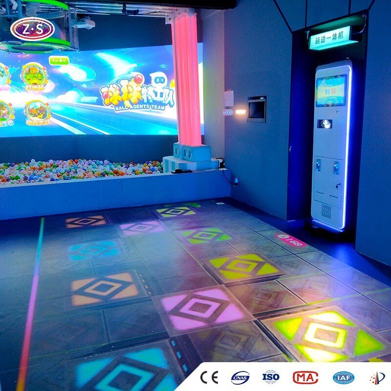 Multi Venue Mobile interactive floor projector for Science Centers Libraries Hotels