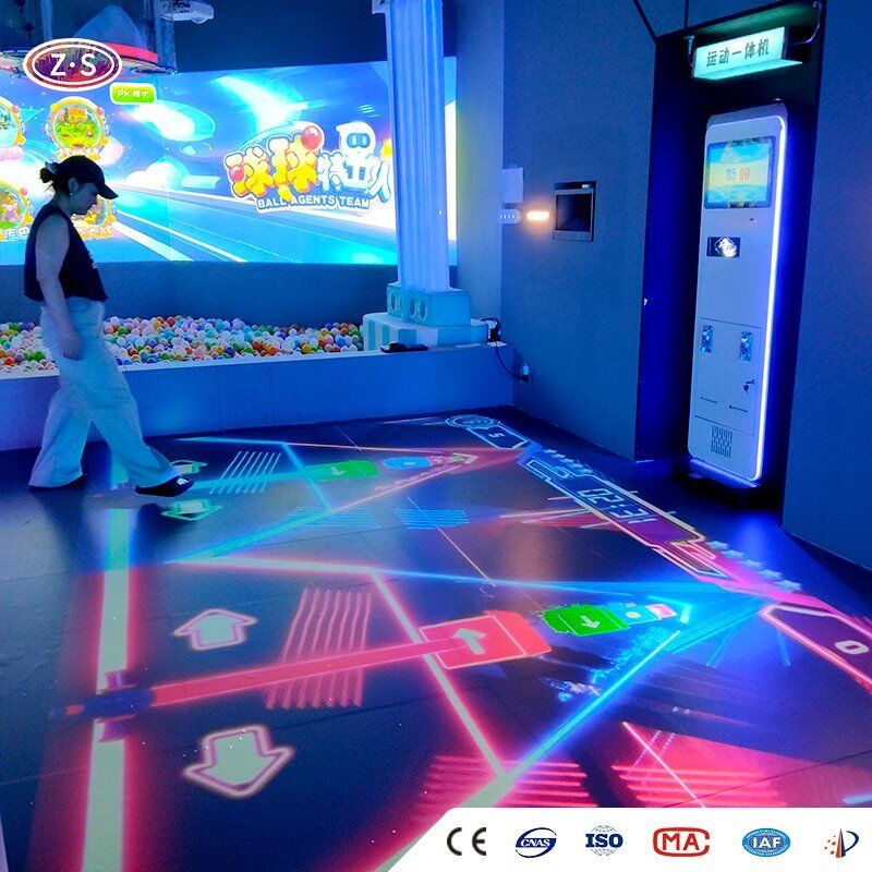 Smart Fitness Activity Floor Compact Motion Sensing Floor Games Solution for Kids