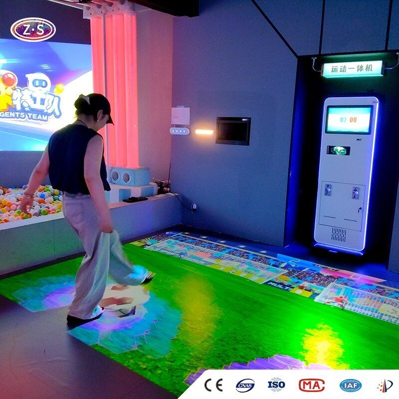 Revenue Generating Game Compact Interactive Floor Projection Games for Businesses