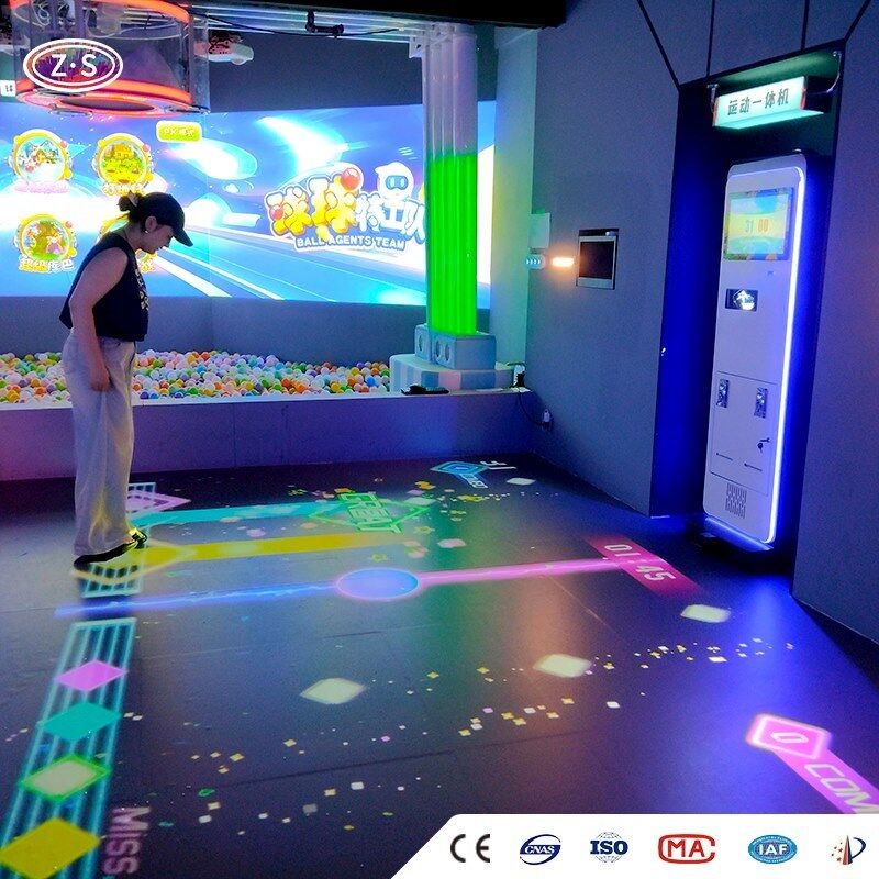 Smart Fitness Activity Floor Compact Motion Sensing Floor Games Solution for Kids