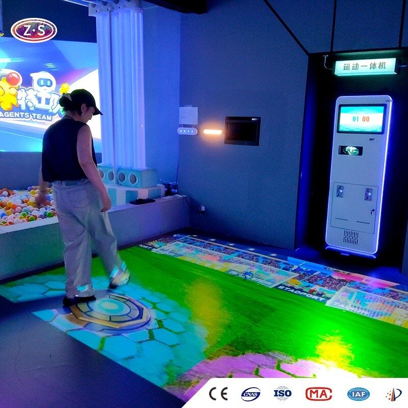 Engaging Mobile interactive floor projector with Customer Conversion System