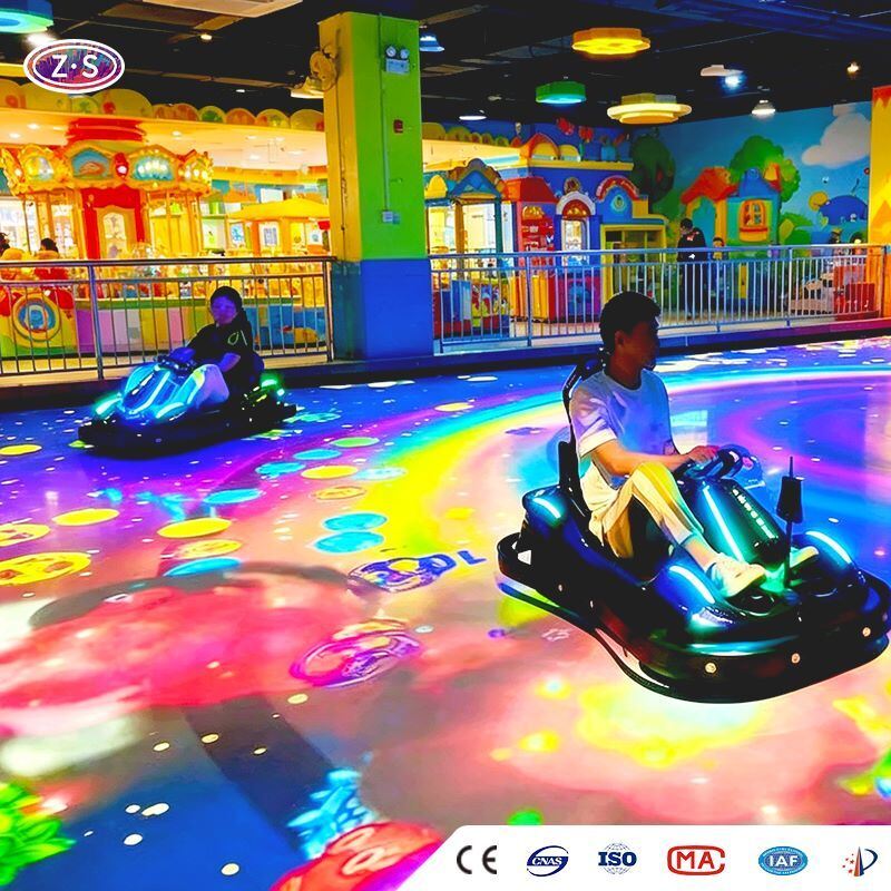 Go Karting Projection Track Racing Real Kart Experience for Immersive Experience Centers