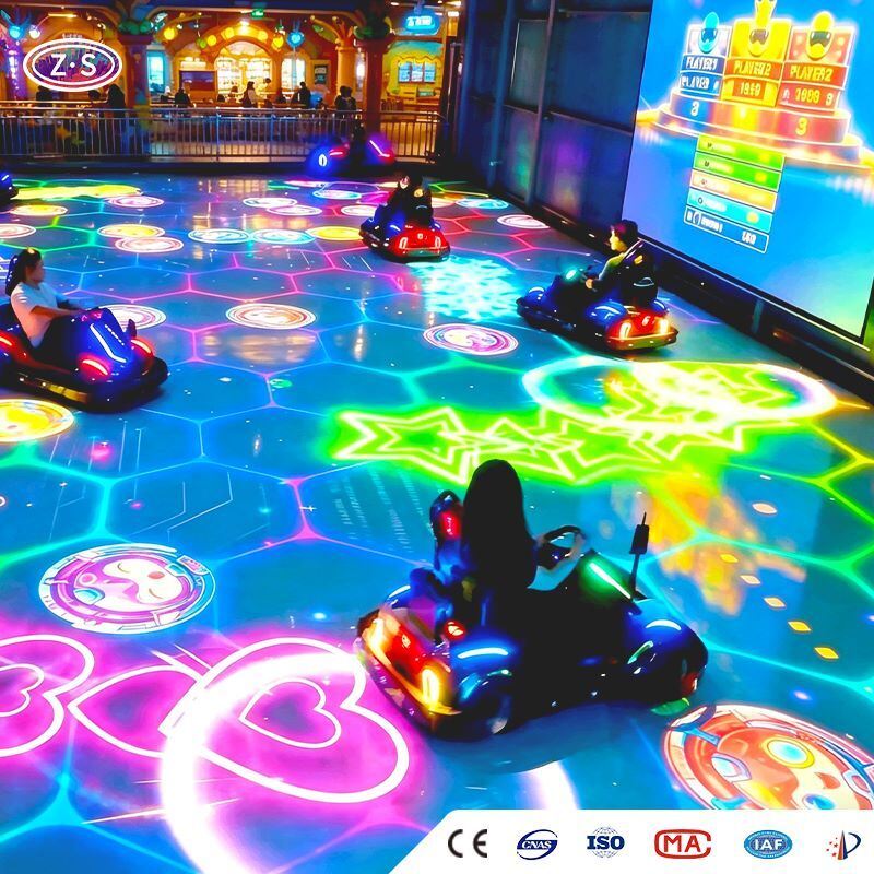 Projection Mapping Racing Arena Immersive Go Karting For Commercial Venues