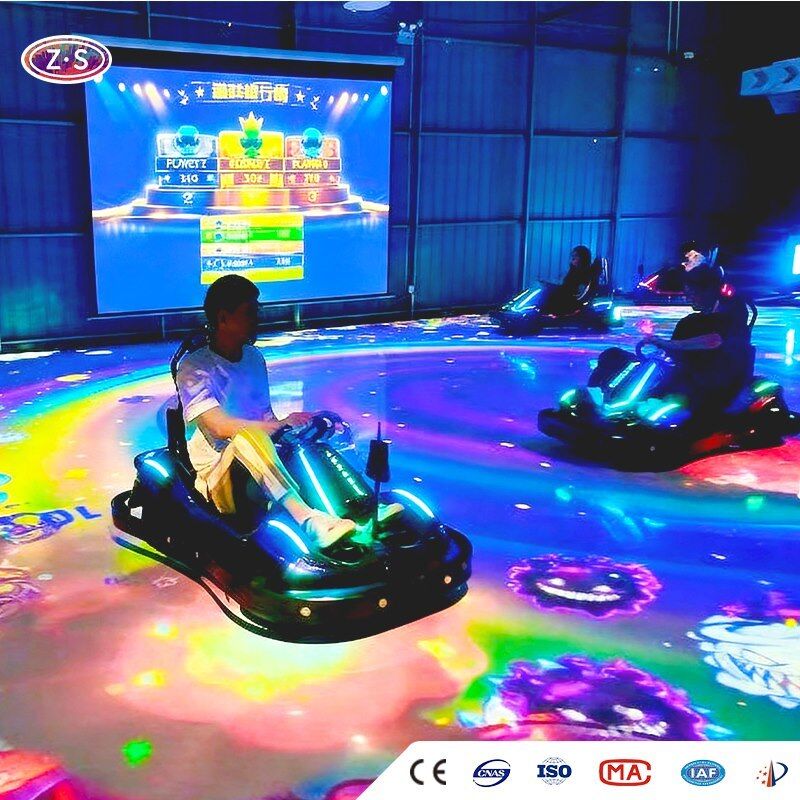 Digital Kart Racing Projection System Immersive Go Karting For Commercial Projects