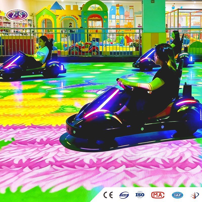 Real Time Leaderboard Kart Racing Game Immersive Go Karting For Kids Playland