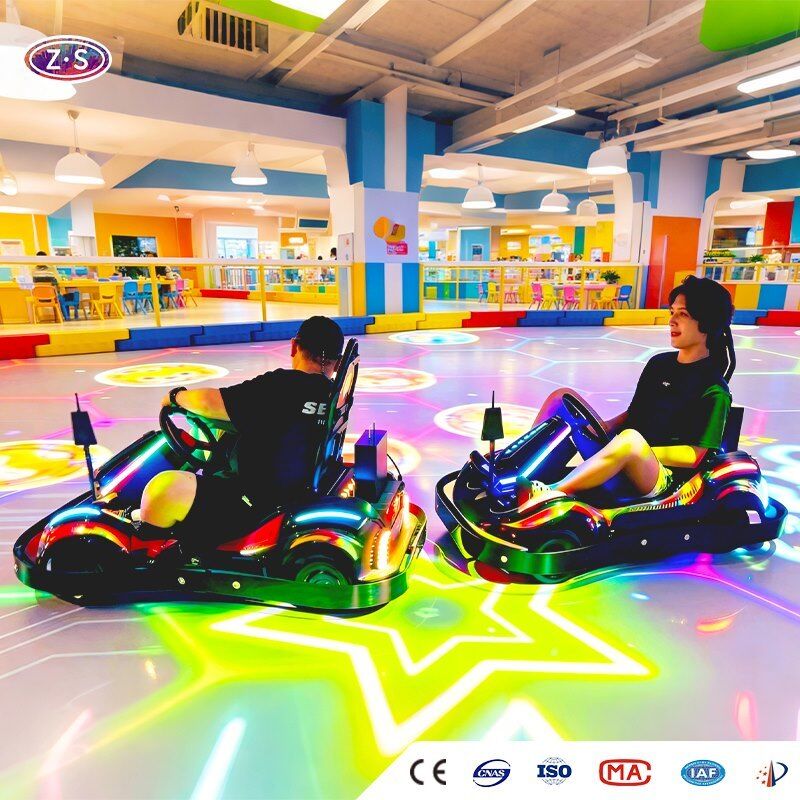Multiplayer Battle Projection Track Immersive Go Karting High Revenue Attraction