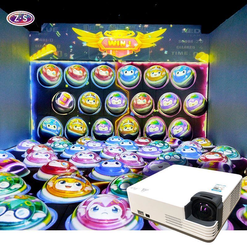Interactive Motion Projection Solution Immersive Bouncing Sphere for Display Projects