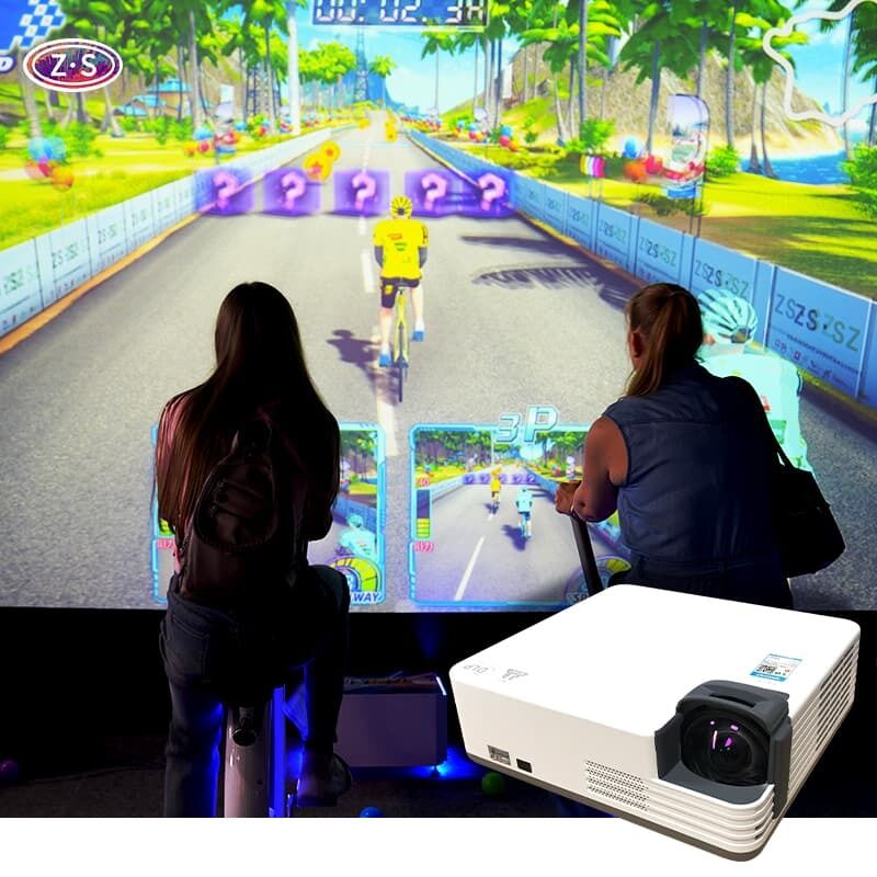 Crowd Drawing Interactive Cycling Attraction With Immersive AR Bike Race Experience