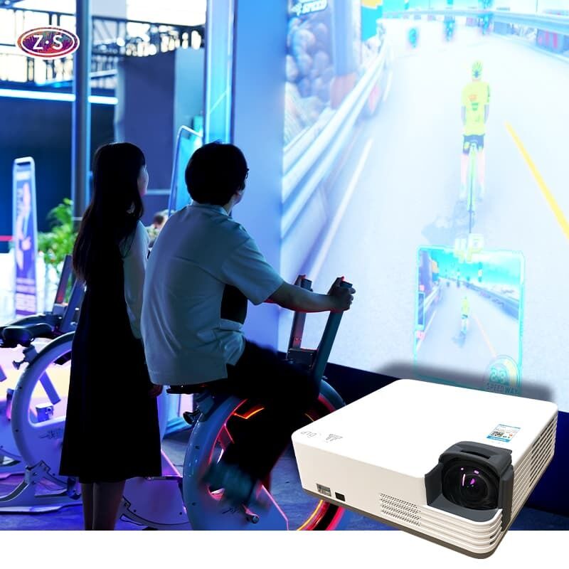 Commercial Multiplayer Cycling System Powered By Indoor AR Bike Race Technology 