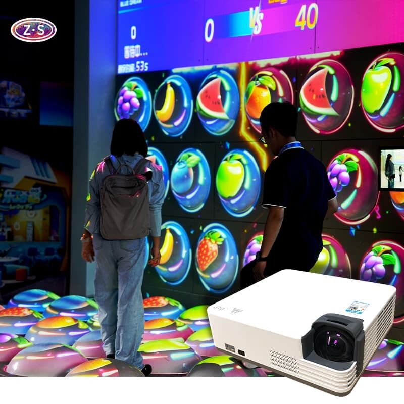 Turnkey Interactive Solution Immersive Interactive Sphere Crazy Mushrooms Fruits 