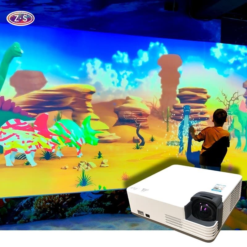 Resort Indoor Play Zone with Interactive Coloring Wall for Family Bonding