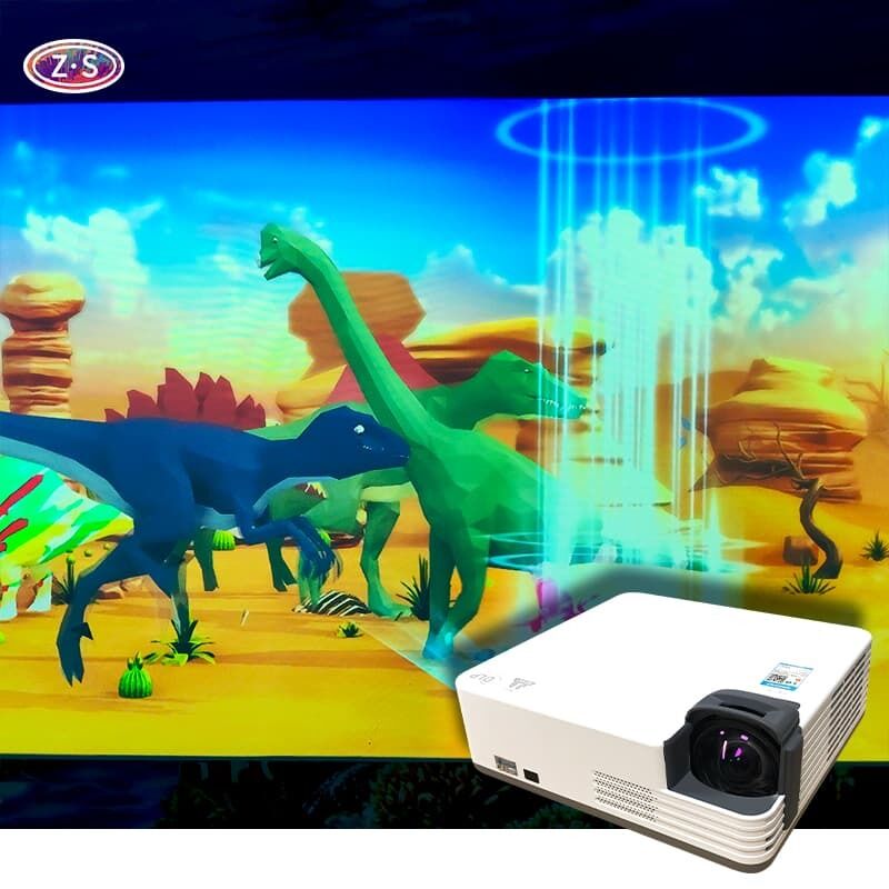 Recreation Center Attraction Immersive Drawing Interactive Coloring Wall for Fun Play