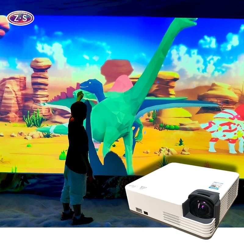 Theme Park Digital Play Area Using Interactive Coloring Wall for Teen Appeal