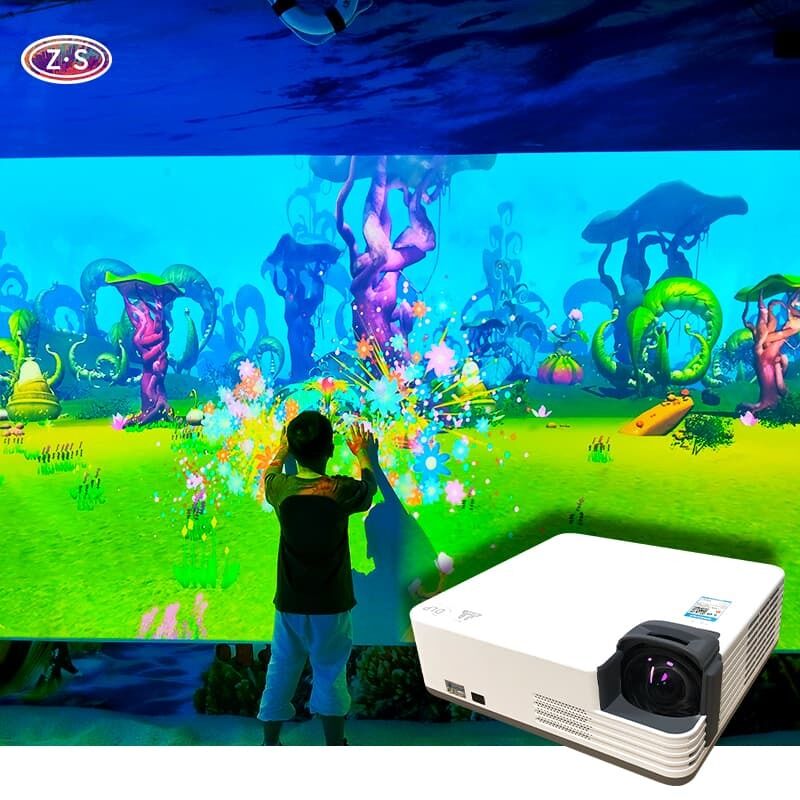 Dental Clinic Waiting Room Digital Drawing Interactive Coloring Wall for Kids