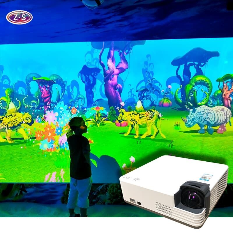 Hotel Kids Club Entertainment Featuring Interactive Coloring Wall for Group Games