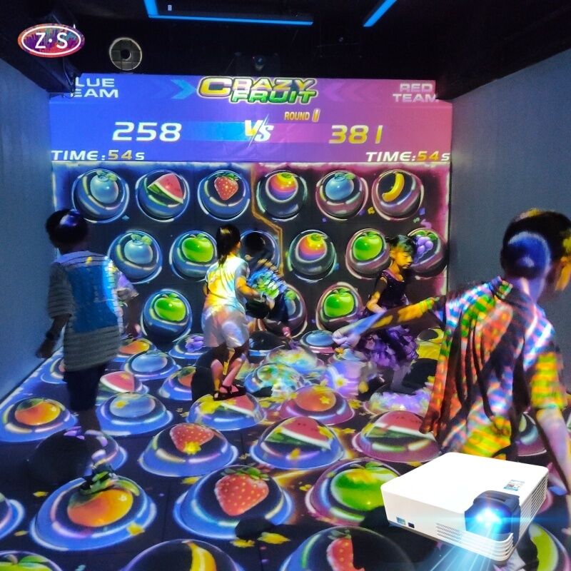 Motion-Sensing Ball Projection Games Free Movement Space No Remodeling For Play Zones