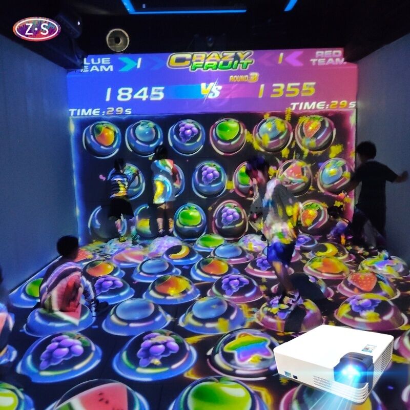 Interactive Ball Projection Laser Light Source Remote Operation For Family Centers