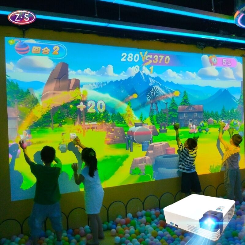 Juegos comerciales interactivos de Smash Ball con proyección HD y seguimiento de movimiento