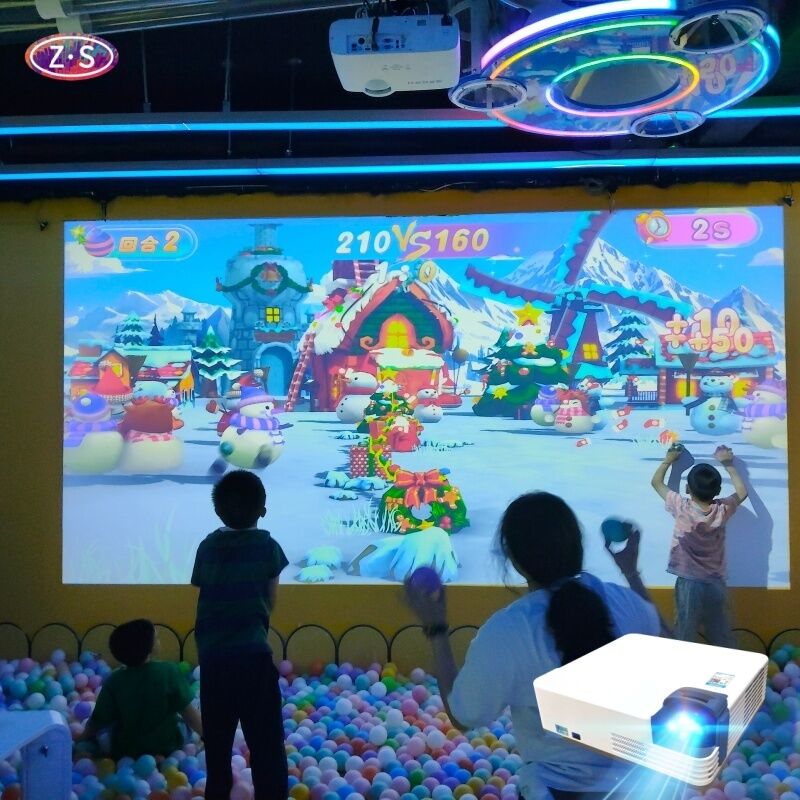 Juegos interactivos multijugador de Smash Ball para centros de diversión familiar y parques de trampolines