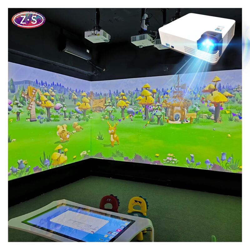 Interactive Museum Installation Immersive AR Drawing Projection Games For Children