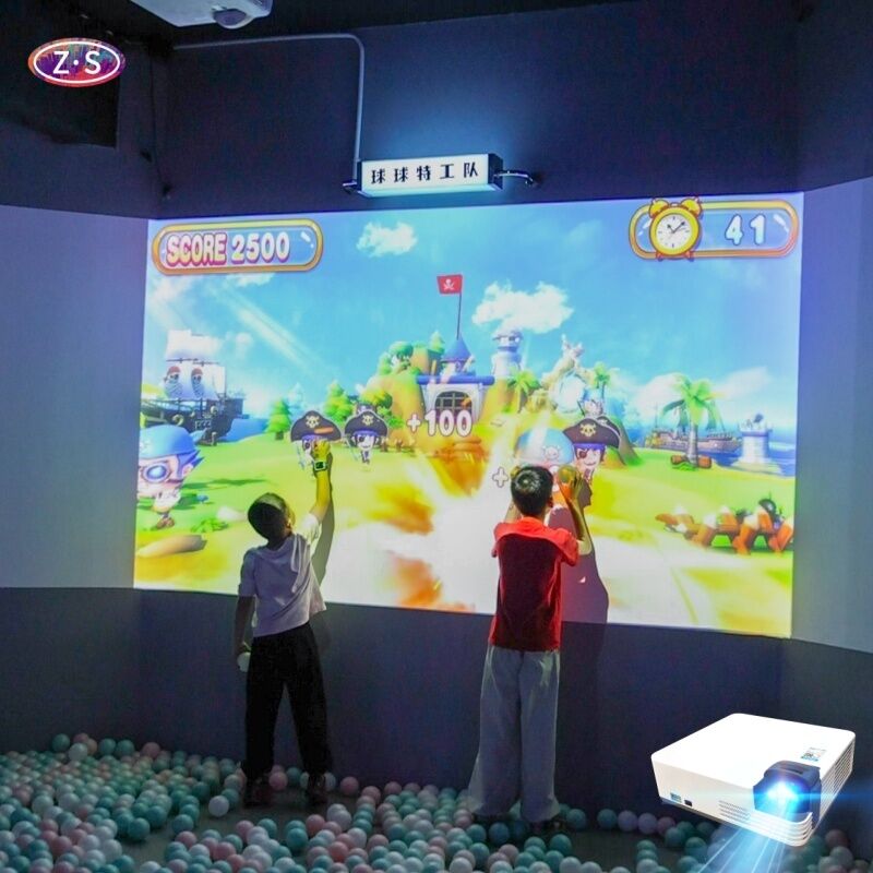 Smash Projection Game Dynamic Targets Durable Laser Source For Entertainment Parks