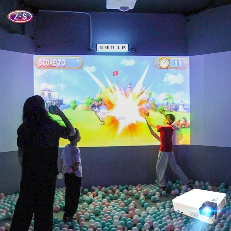 Multi Ball Projection Game Tank Battle Theme Commercial Districts Attraction
