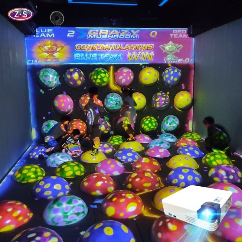 Immersive Interactive Sphere for Kids Playground Learning and Jumping Activities